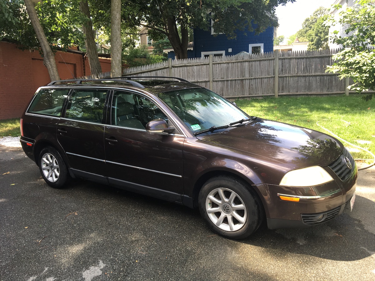 our first car vw passat wagon