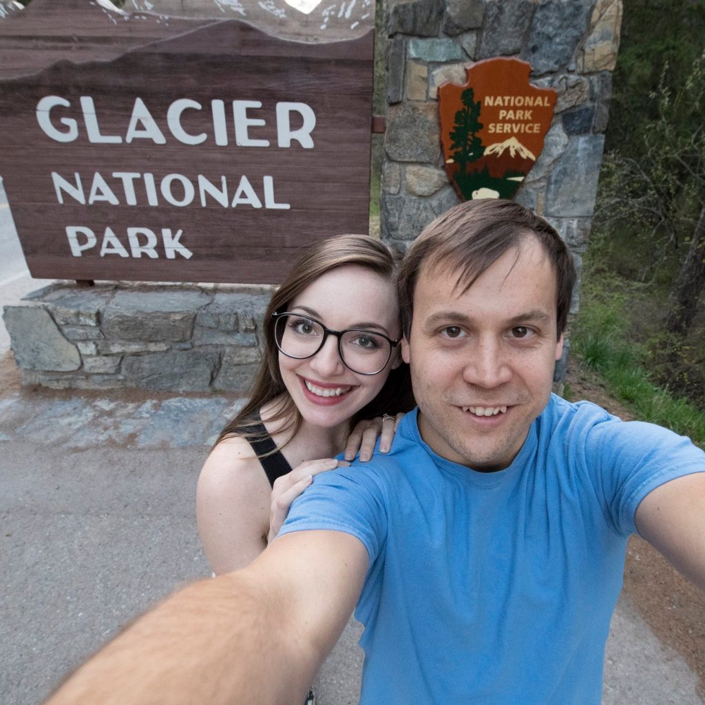 national park glacier travel