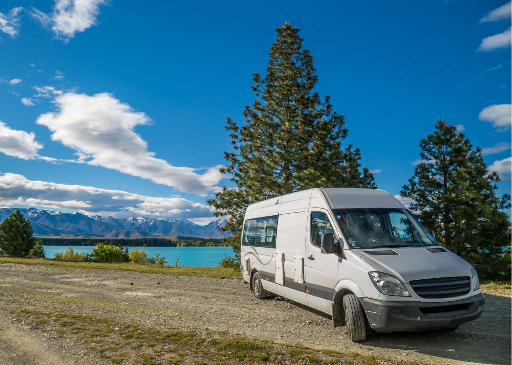 campervan mountains nature