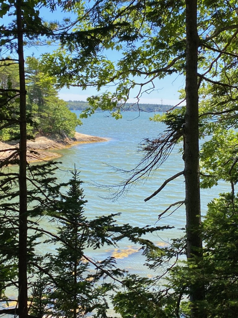 hike waterfront coastline