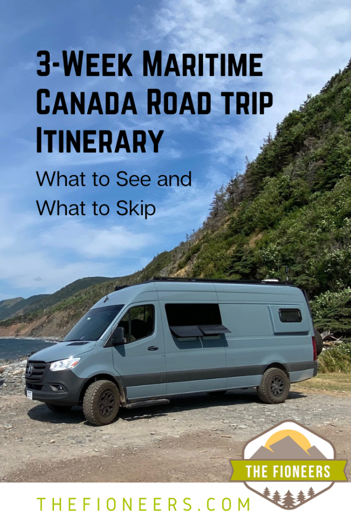 rv trip to canadian maritimes