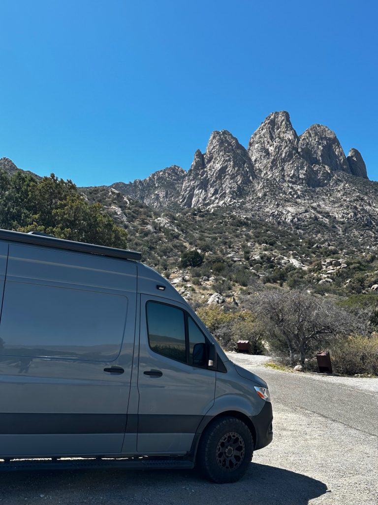 organ mountains new mexico camper van