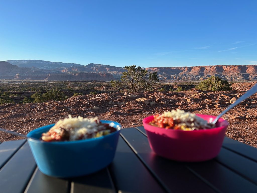 pasta outdoor dining cliffs