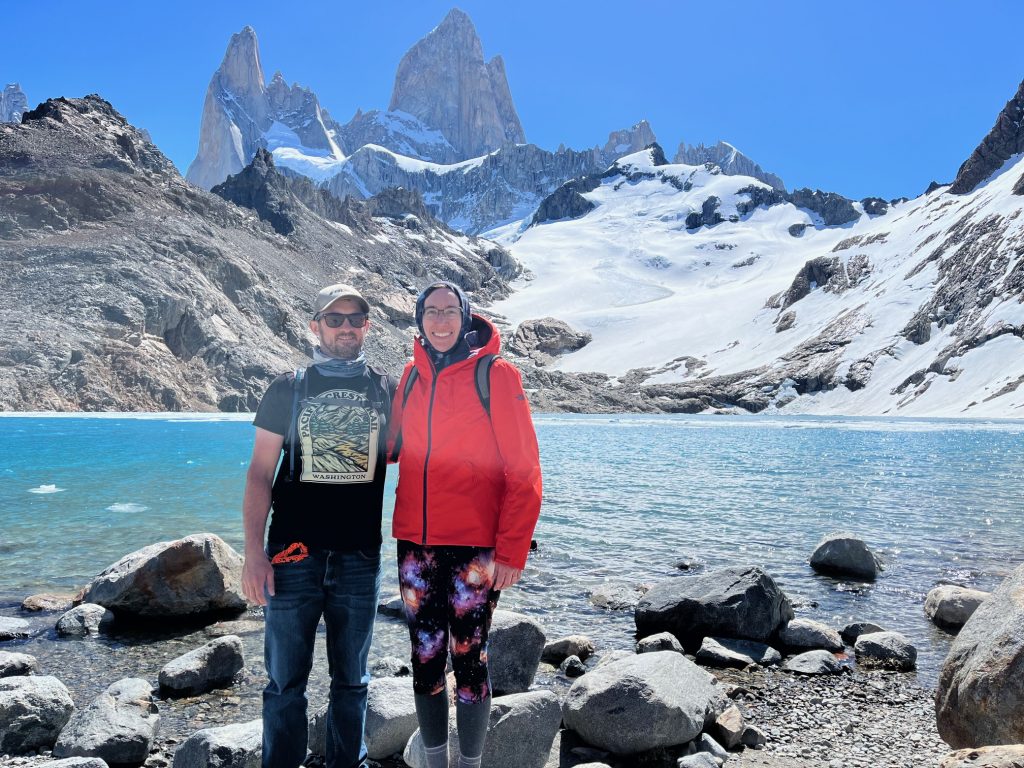 couple hike Patagonia